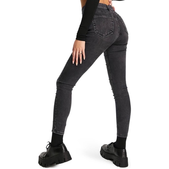 Black TOPSHOP Skinny Jeans - Picture 2 of 11